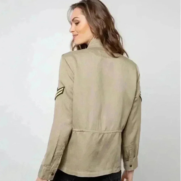 Rails Trey Khaki Green Military Army Jacket in Sage Arrow Patch Size Small - Picture 3 of 13